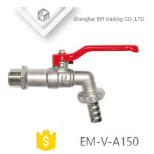 EM-V-A150 Steel Lever Handled Nickel plated Brass Ball Bibcock